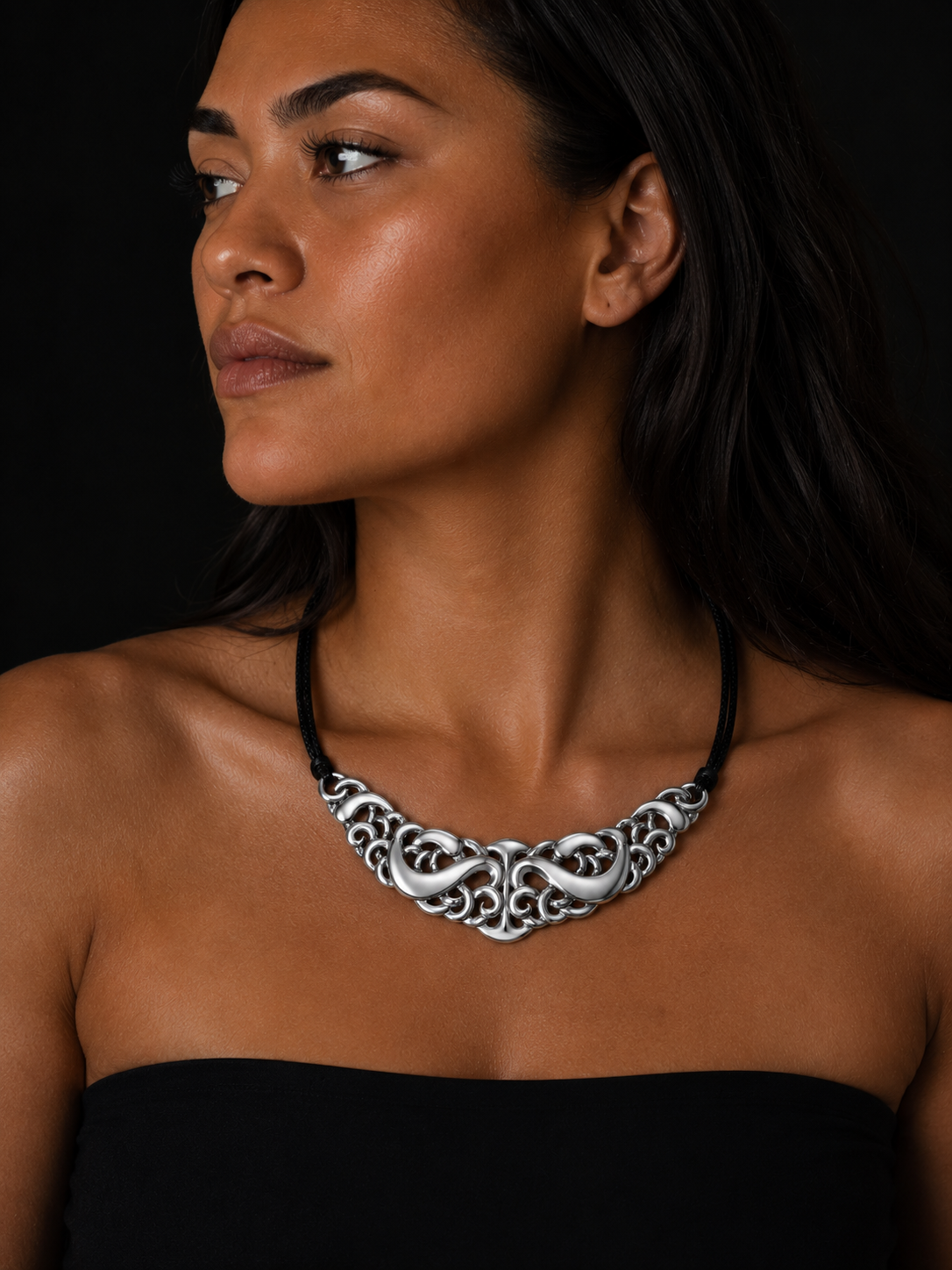Sterling Silver Manaia Necklace