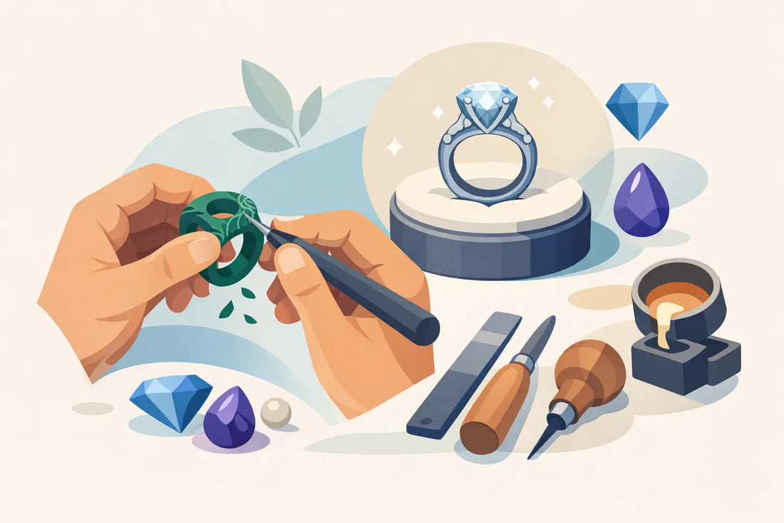 The Hand Carved Jewellery Process