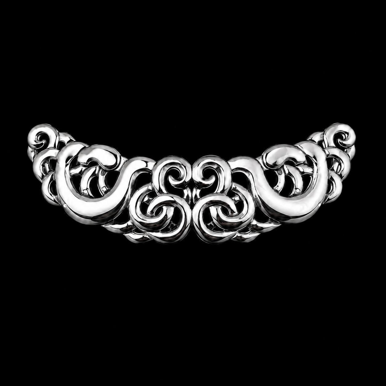 Sterling Silver Manaia Necklace