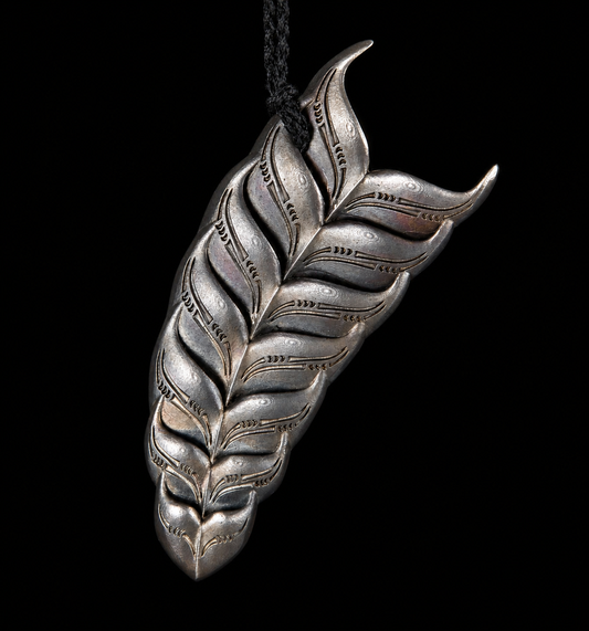 Sterling Silver Whale Tail Necklace