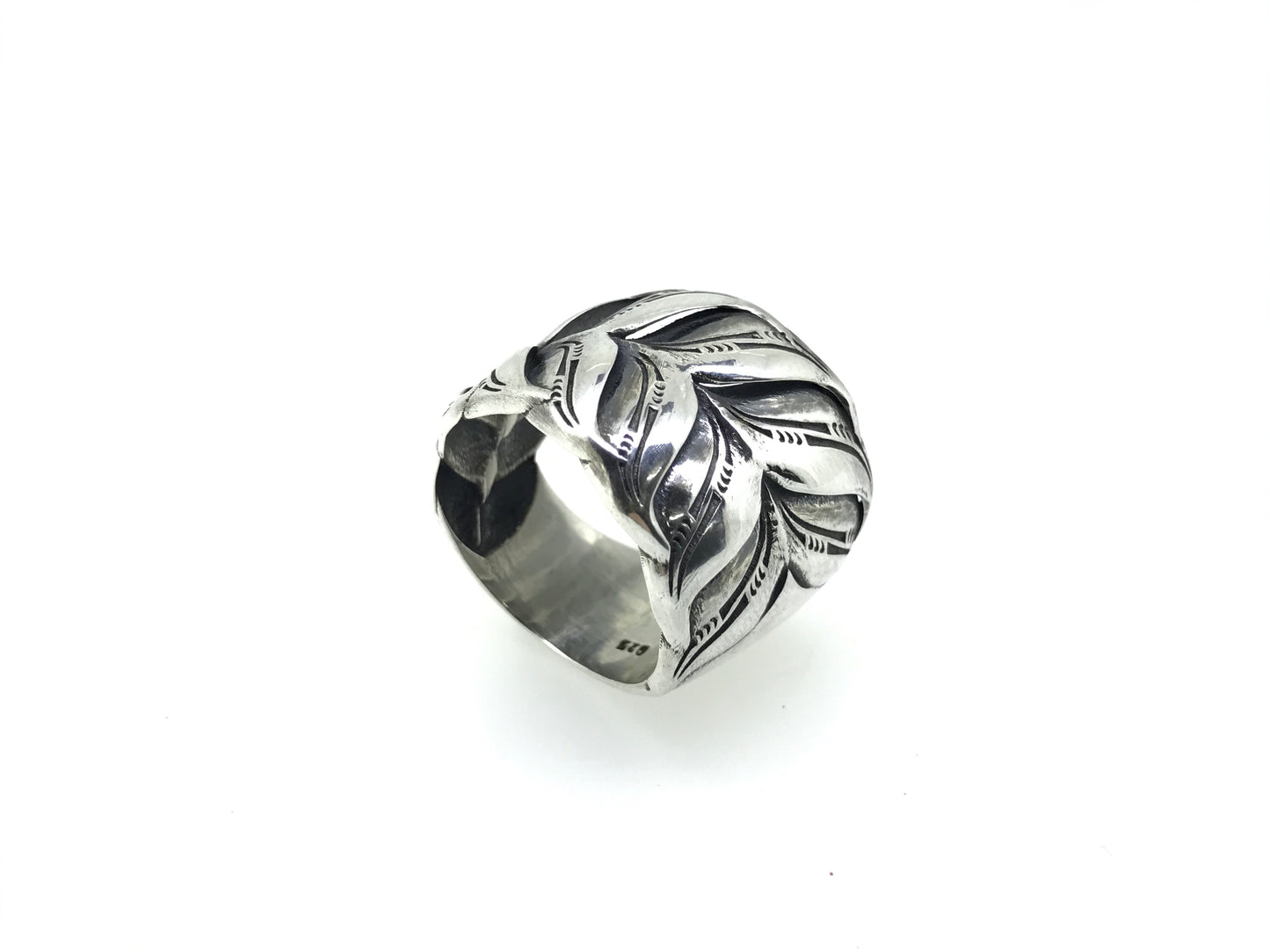 Sterling Silver Whale Tail Ring