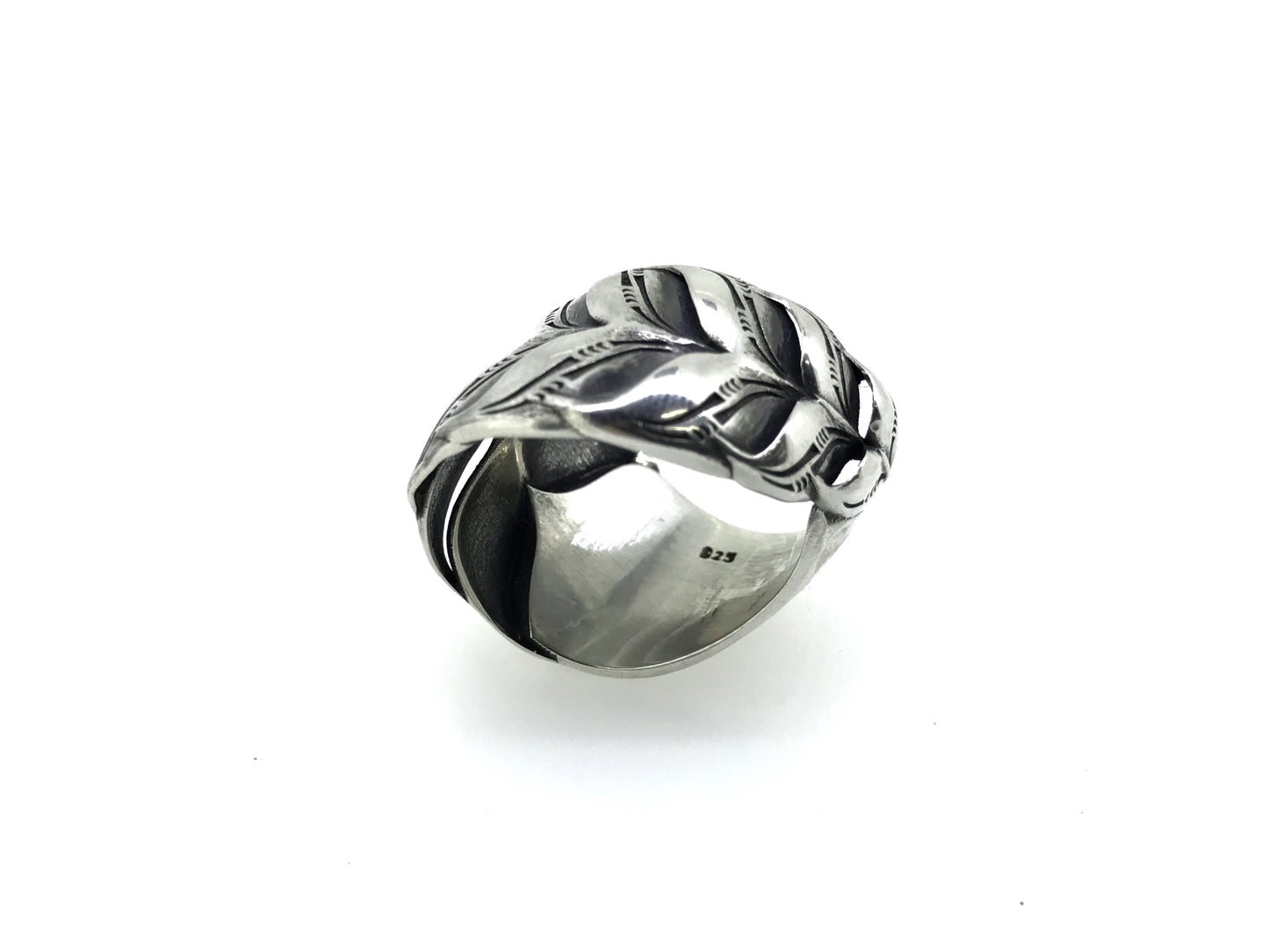 Sterling Silver Whale Tail Ring