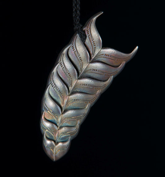 Sterling Silver Whale Tail Necklace