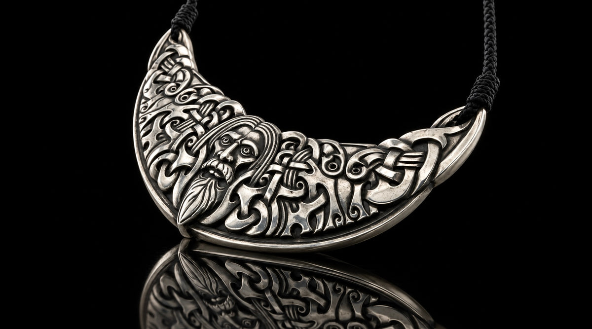 Odin and Serpent Healer Necklace