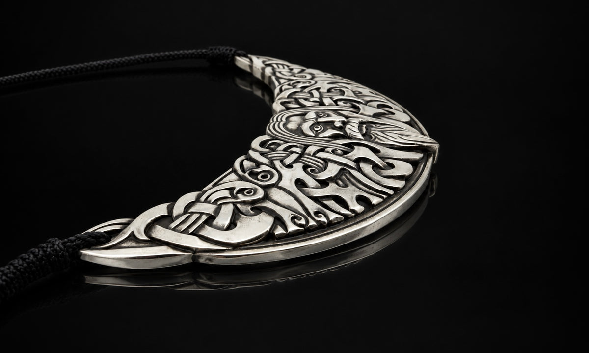 Odin and Serpent Healer Necklace