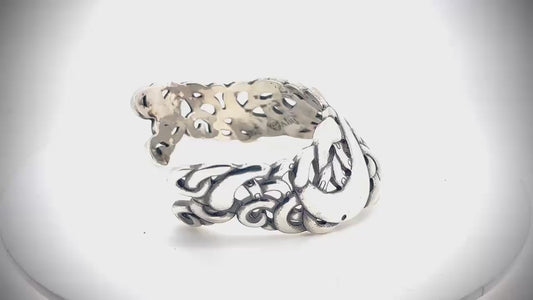 Sterling Silver Manaia Cuff